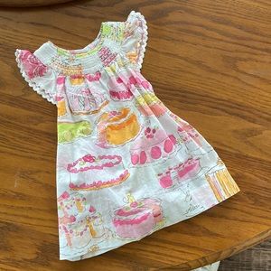 Lilly Pulitzer Let Them Eat Cake Baby Dress - RARE